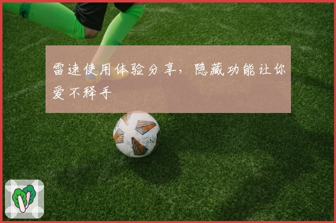 雷速使用体验分享,隐藏功能让你爱不释手